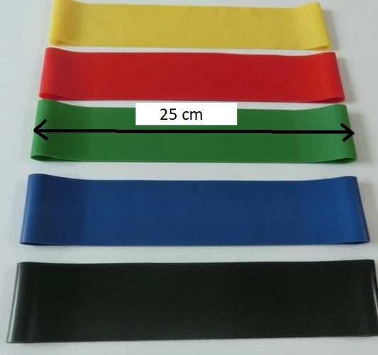 Exercise Band Loops 10 inch  - set of 5