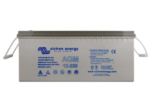 12V/230Ah AGM Super Cycle Batt. (M8)